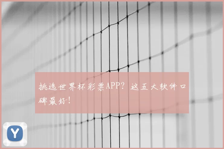 挑选世界杯彩票APP？这五大软件口碑最好！