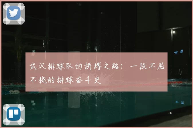 武汉排球队的拼搏之路：一段不屈不挠的排球奋斗史