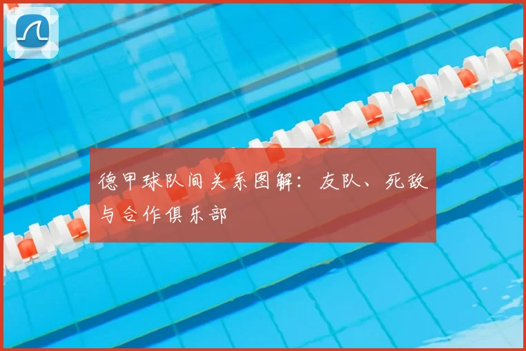 德甲球队间关系图解:友队、死敌与合作俱乐部